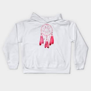 Pink Dream Catcher Kids Hoodie